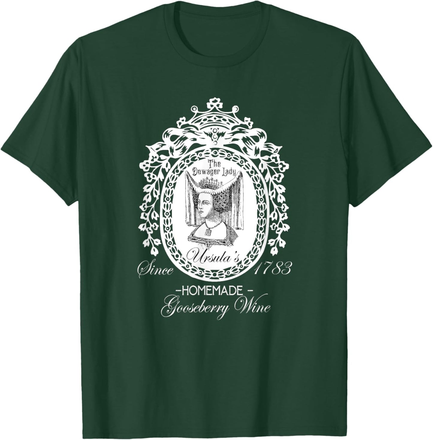 The Dowager Lady Ursula's Homemade Gooseberry Wine Hyacinth T-Shirt - T-Shirt | Forest