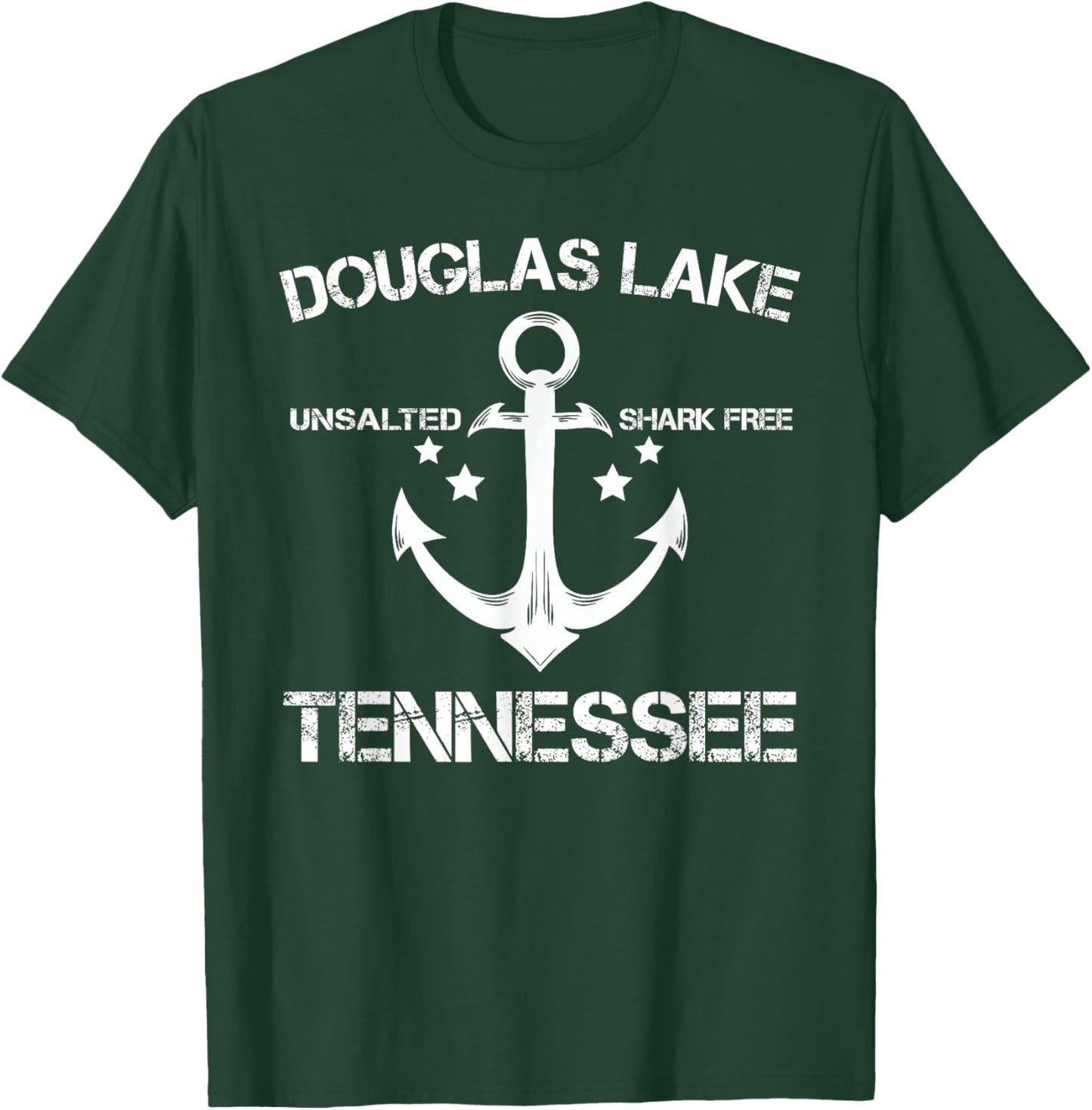 DOUGLAS LAKE TENNESSEE Funny Fishing Camping Summer Gift T-Shirt - T-Shirt | Forest