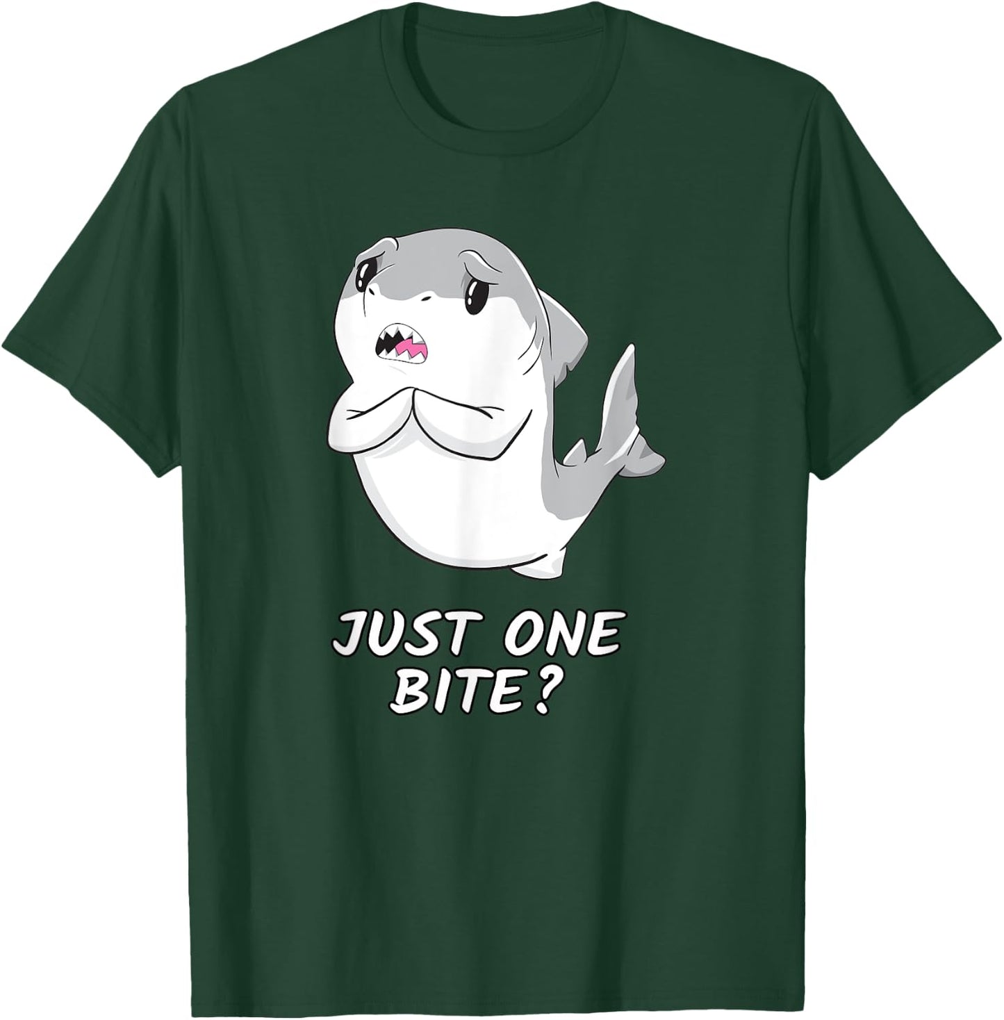 Only bite shark Shirt always Hungry Girlfriend Gift T-Shirt - T-Shirt | Forest