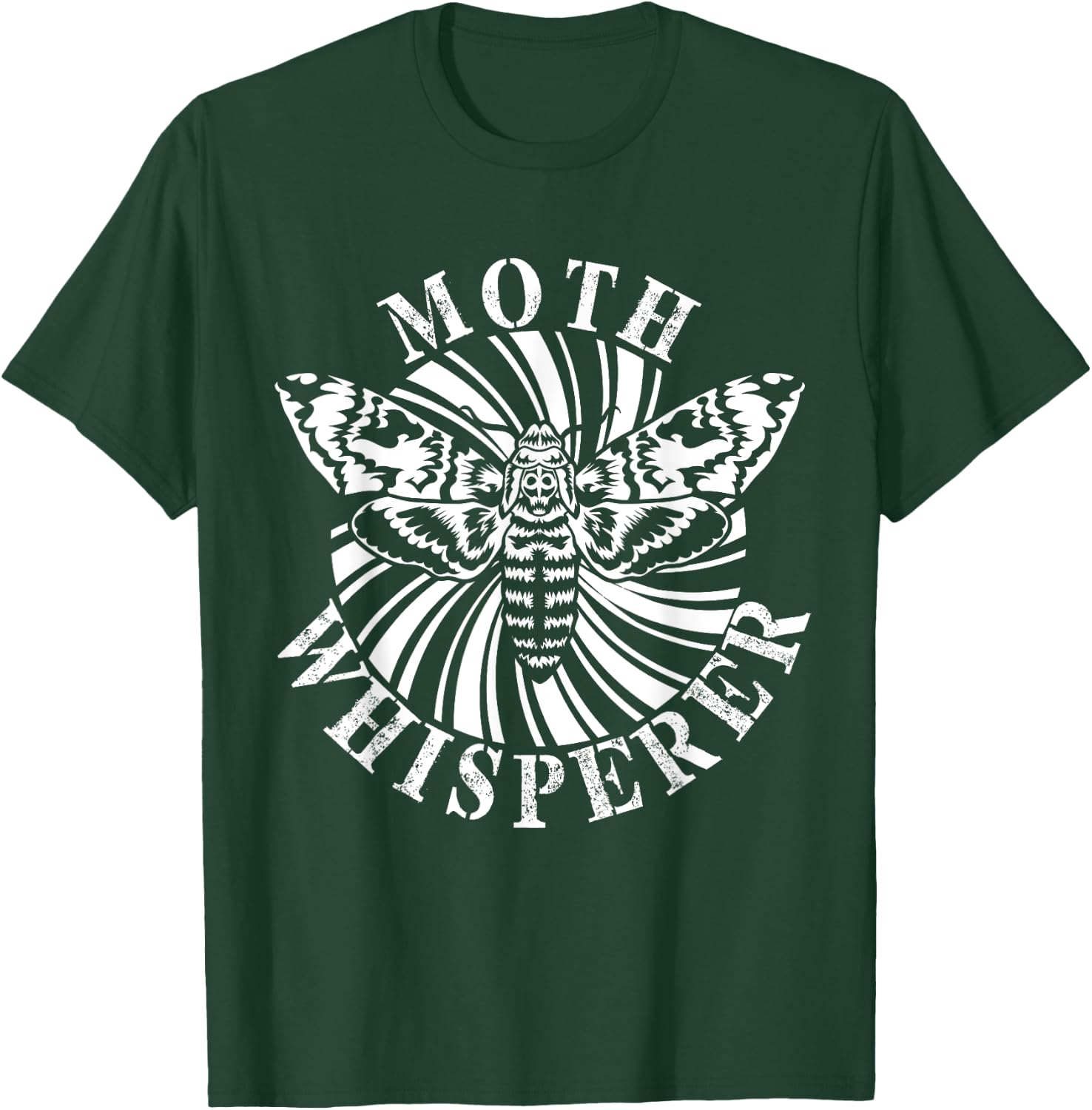 Moth Whisperer Entomology Bug Catcher Collector Entomologist T-Shirt - T-Shirt | Forest
