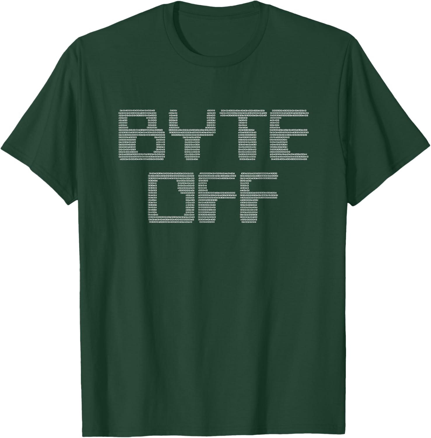 Byte Off Nerdy Computer PC T-Shirt - T-Shirt | Forest