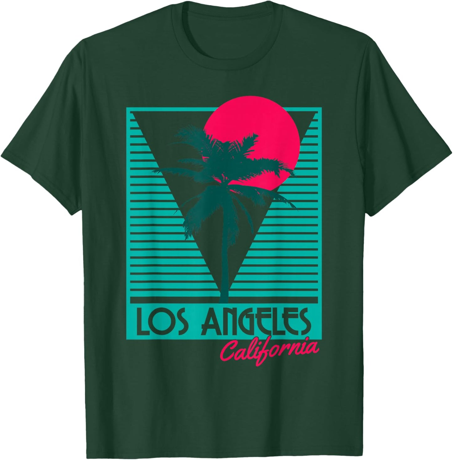 Los Angeles Vintage California USA America Souvenir T-Shirt - T-Shirt | Forest