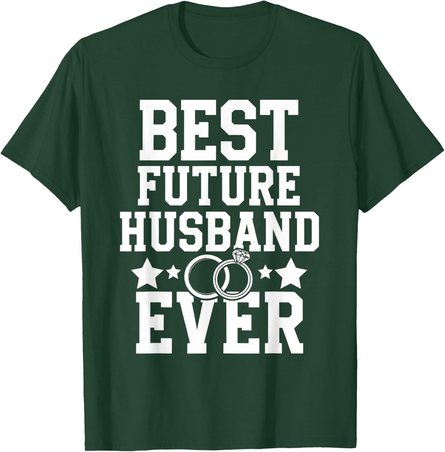 Future Husband Fiancé Fiancee Couple Wedding Newly Engaged T-Shirt - T-Shirt | Forest