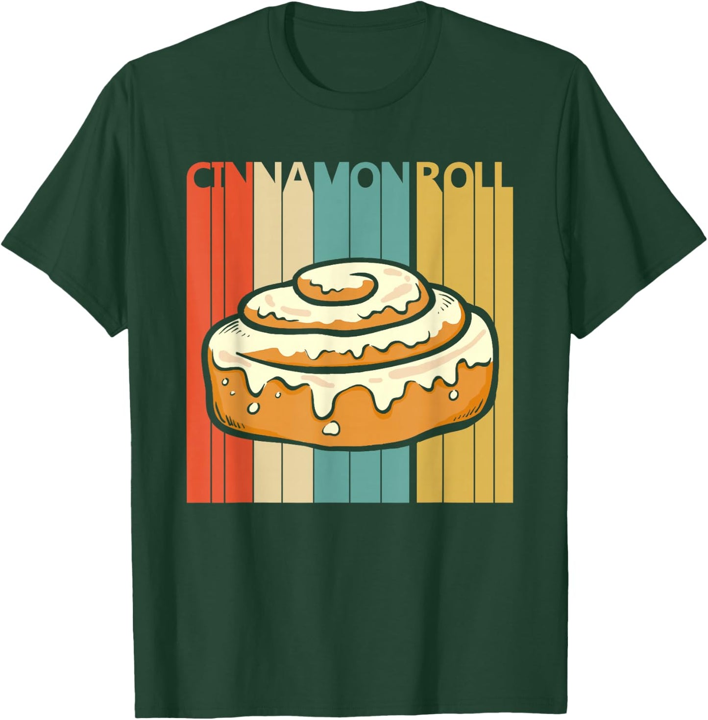 Vintage Retro Cinnamon Roll T-Shirt - T-Shirt | Forest