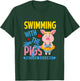 Swimming With The Pigs Nassau Bahamas Hello Summer Beach Women T-Shirt - T-Shirt | Forest