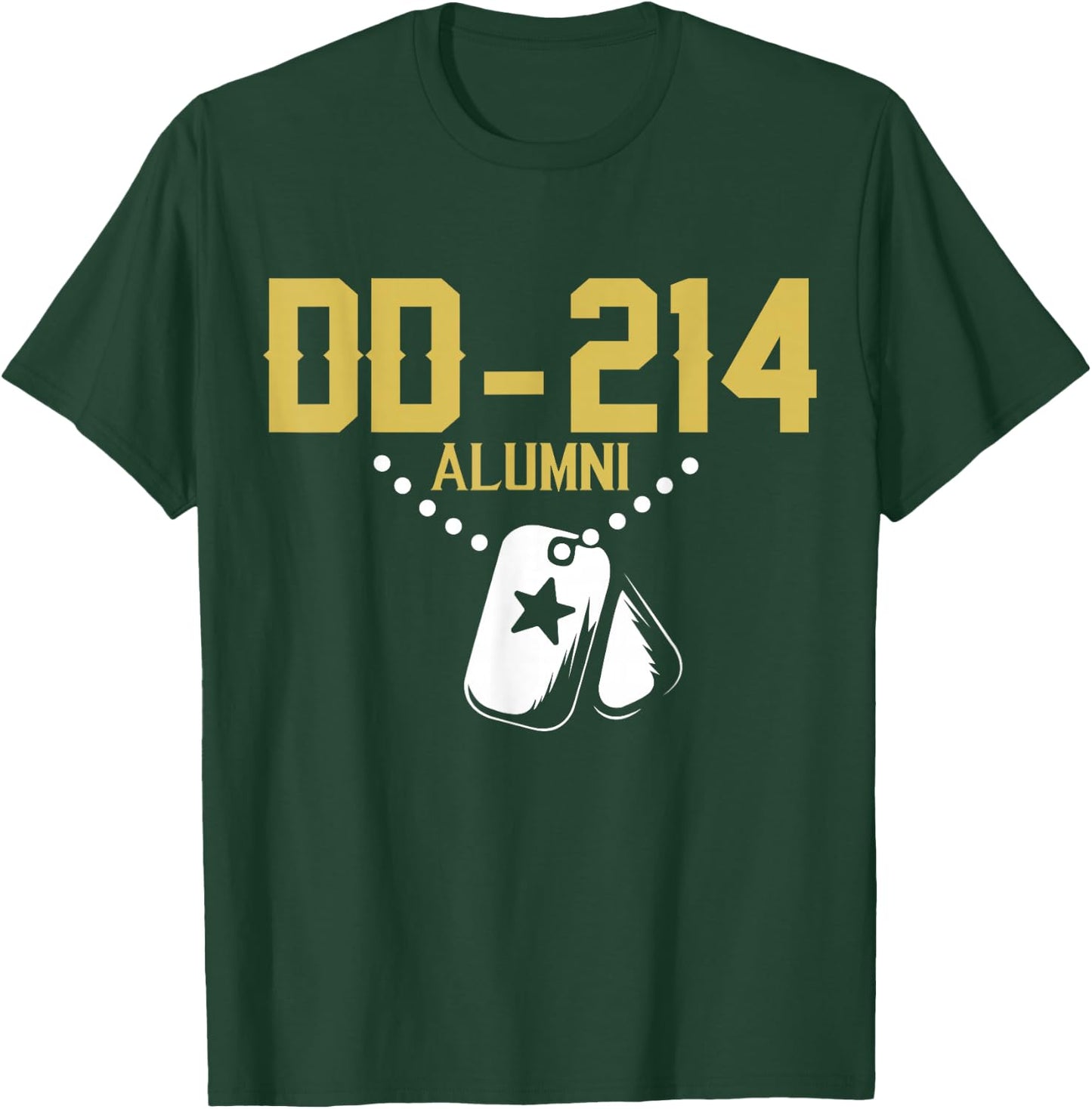 DD-214 US Army Alumni Vintage T-Shirt - T-Shirt | Forest