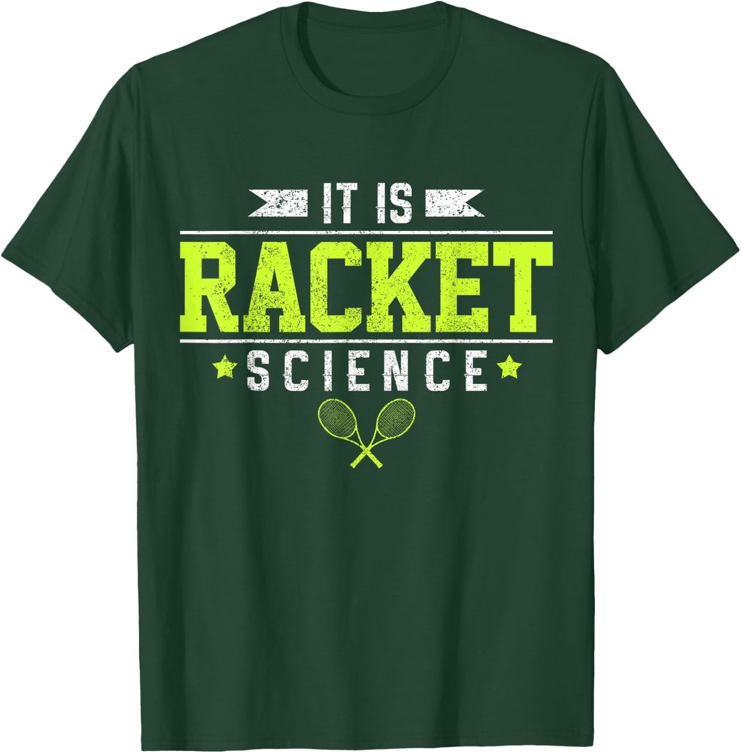 Tennis It's Racket Science Funny Saying Tennis Player Gift T-Shirt - T-Shirt | Forest