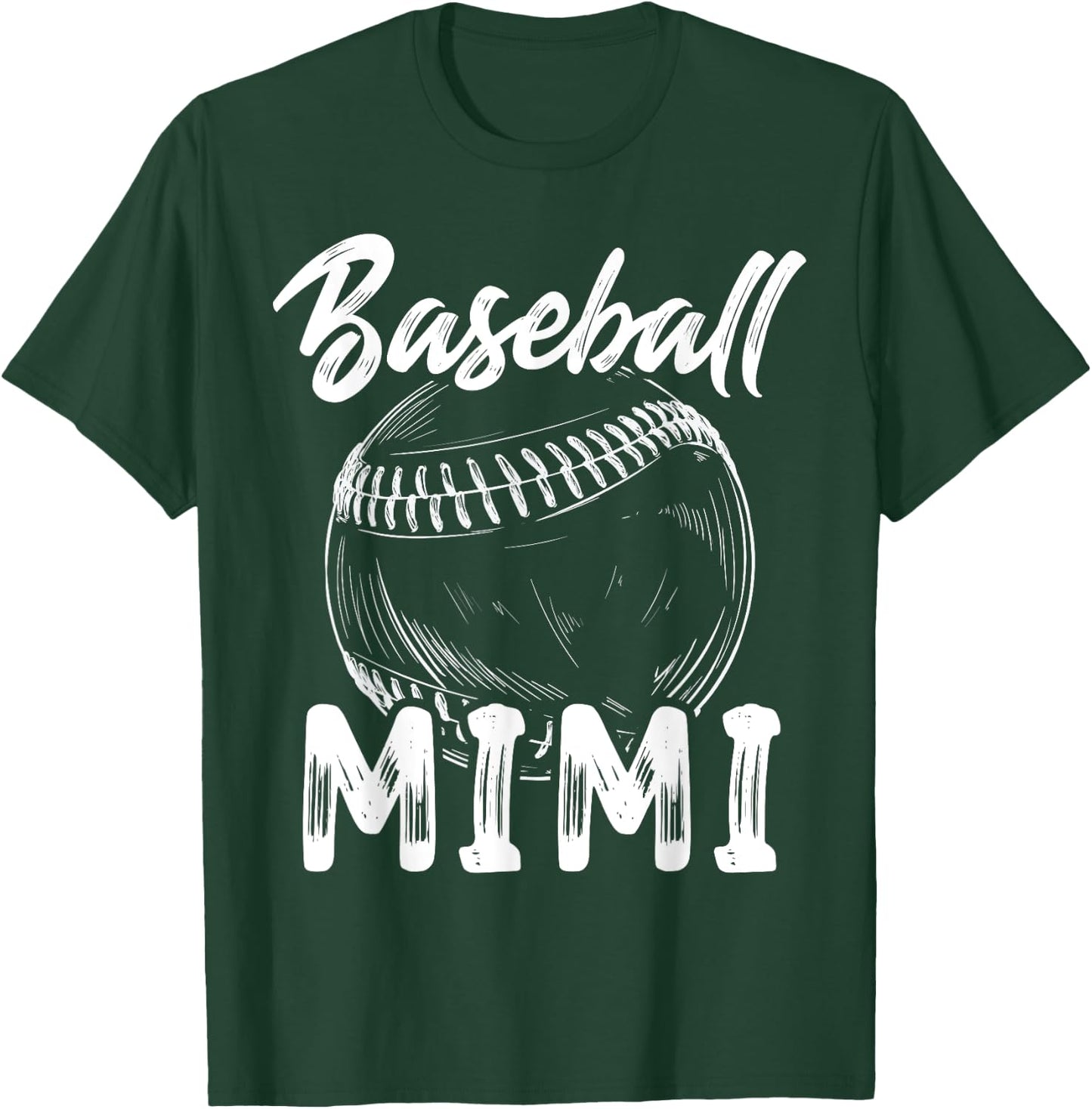 Baseball Mimi Family Matching Players Team Nana T-Shirt - T-Shirt | Forest
