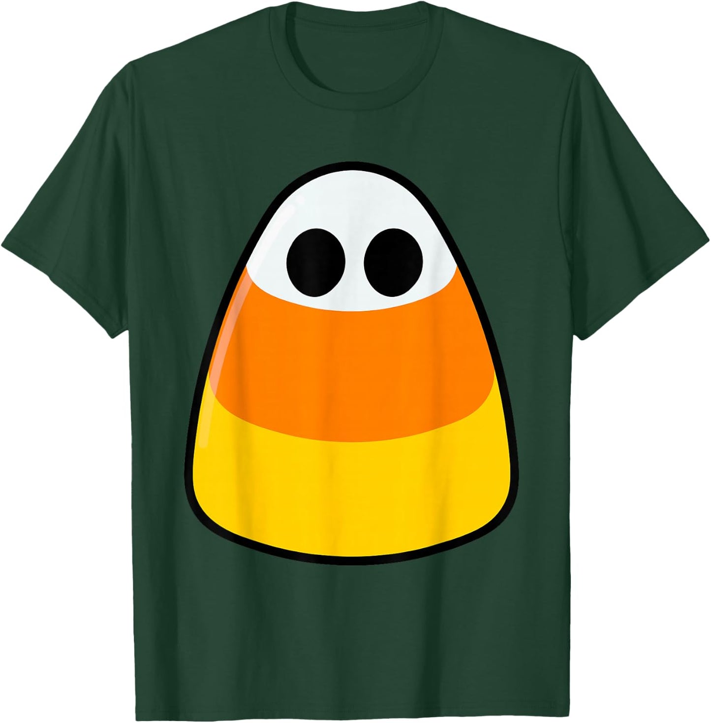 Candy Corn Ghost Costume Funny Lazy Halloween Cute Ghostie T-Shirt - T-Shirt | Forest