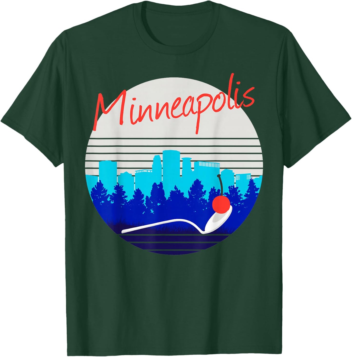 Minneapolis St Paul Twin Cities Minnesota MSP Souvenir T-Shirt - T-Shirt | Forest