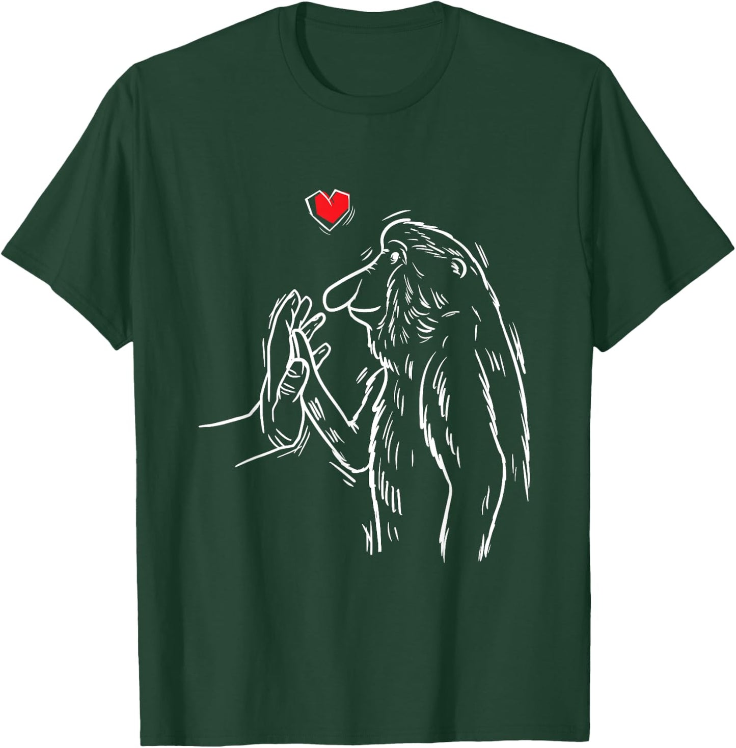 Proboscis Monkey Long-Nosed Monkey T-Shirt - T-Shirt | Forest