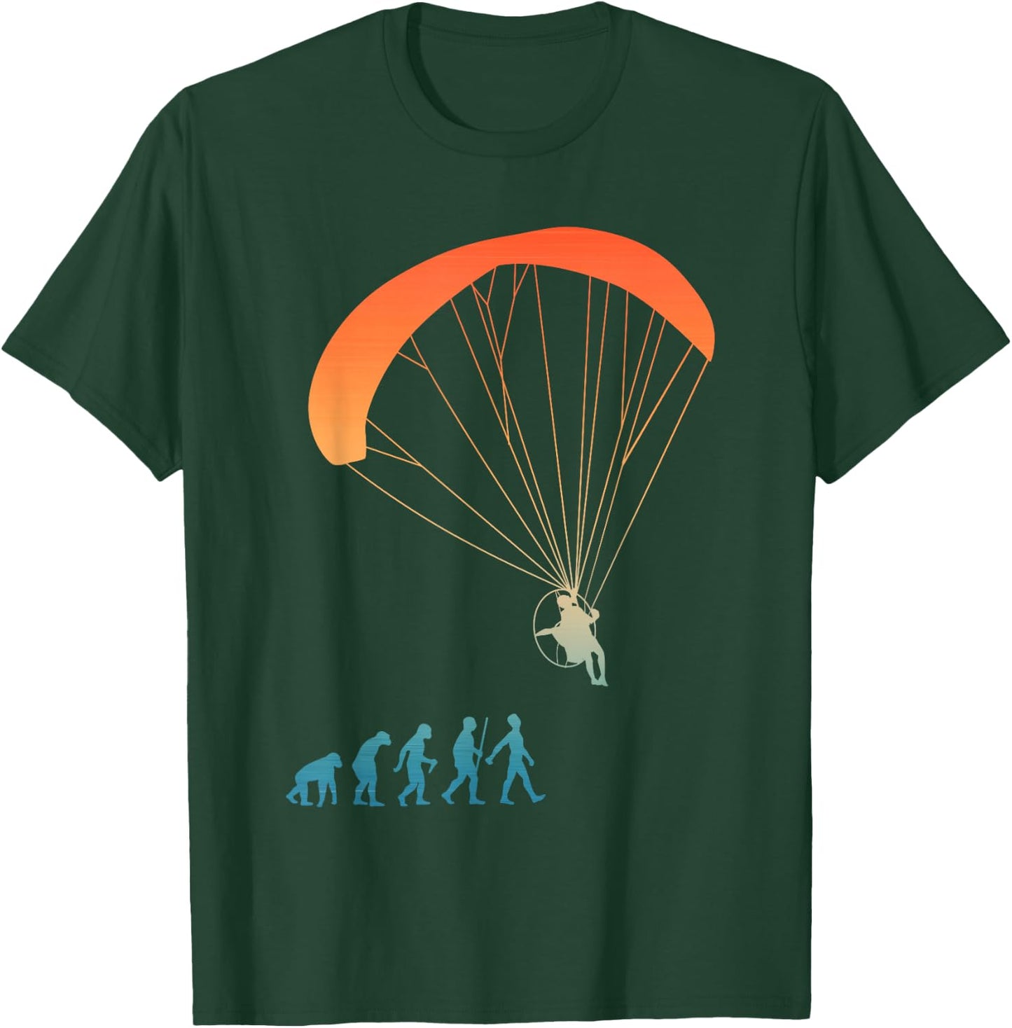 Paramotor Art Women Paramotoring PPG Paramotor Lover T-Shirt - T-Shirt | Forest