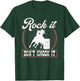 Barrel Racing Rock It Funny Cowgirl Rodeo Horse Barrel Racer T-Shirt - T-Shirt | Forest