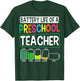 Preschool Nursery Teacher Battery Life Pre-K Instructor Small T-Shirt - T-Shirt | Forest