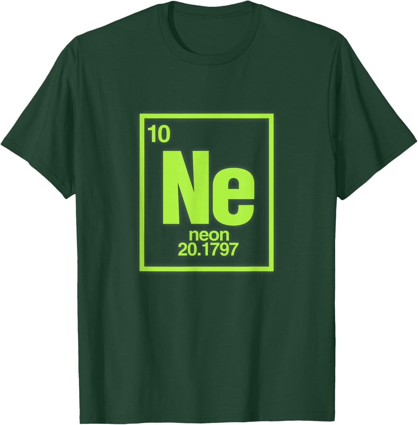 Science Chemical Elements Ne Neon T-Shirt - T-Shirt | Forest