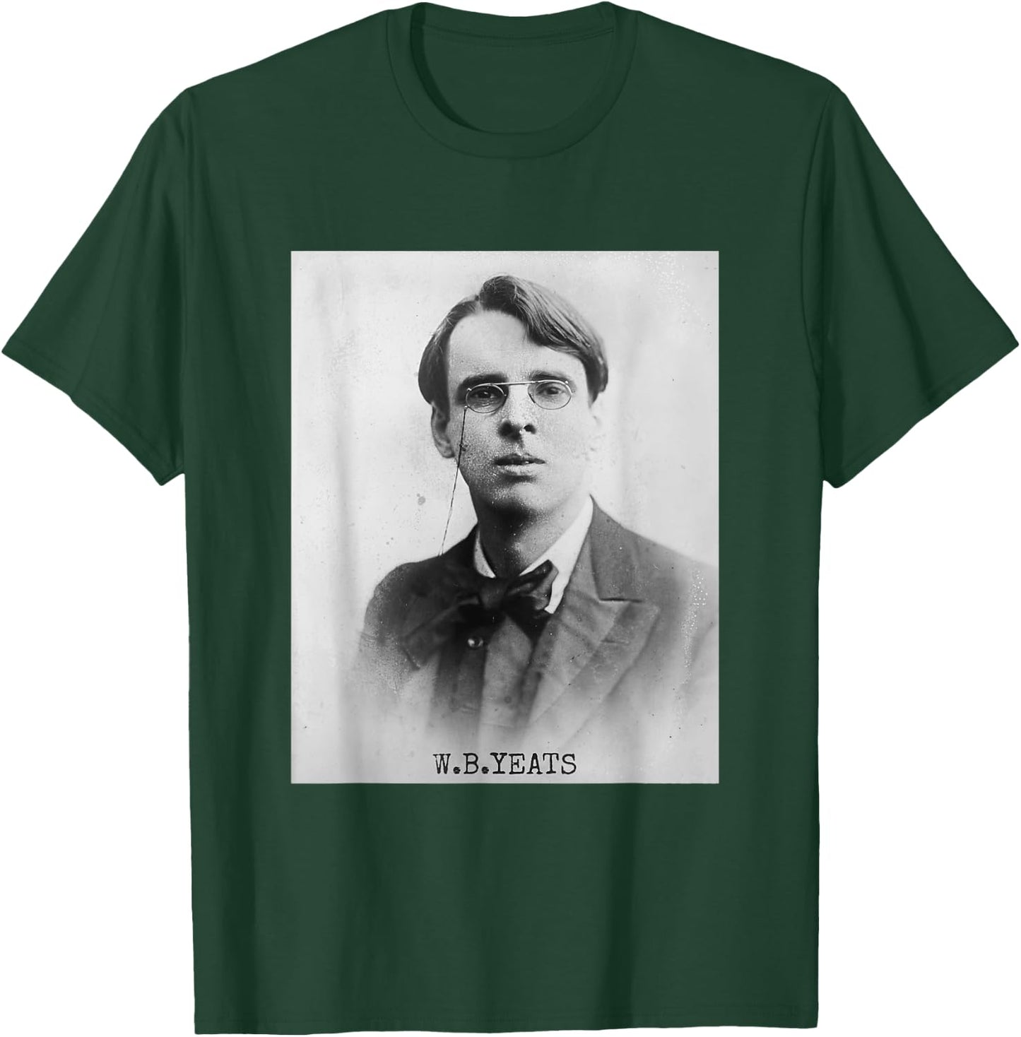 William Butler Yeats Irish Poet Portrait T-Shirt - T-Shirt | Forest