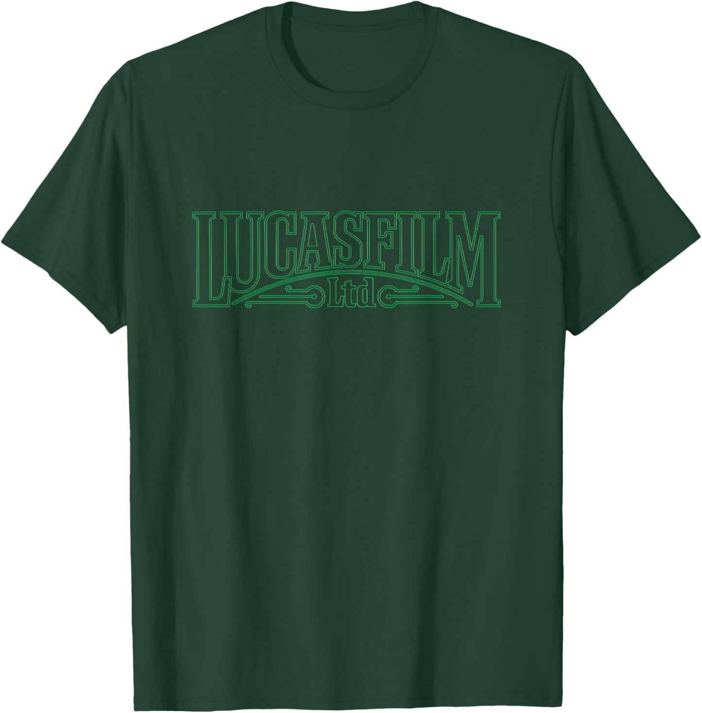 Lucasfilm Ltd Green Logo Women’s and Men’s T-Shirt - T-Shirt | Forest