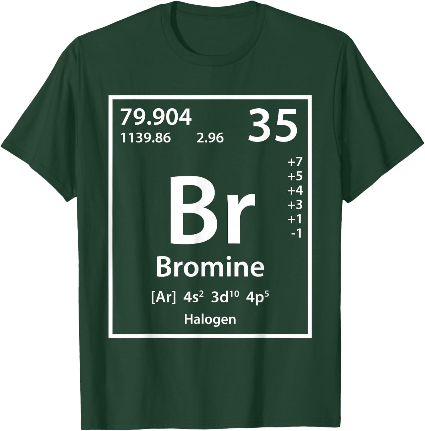 Bromine Element (white) T-Shirt - T-Shirt | Forest