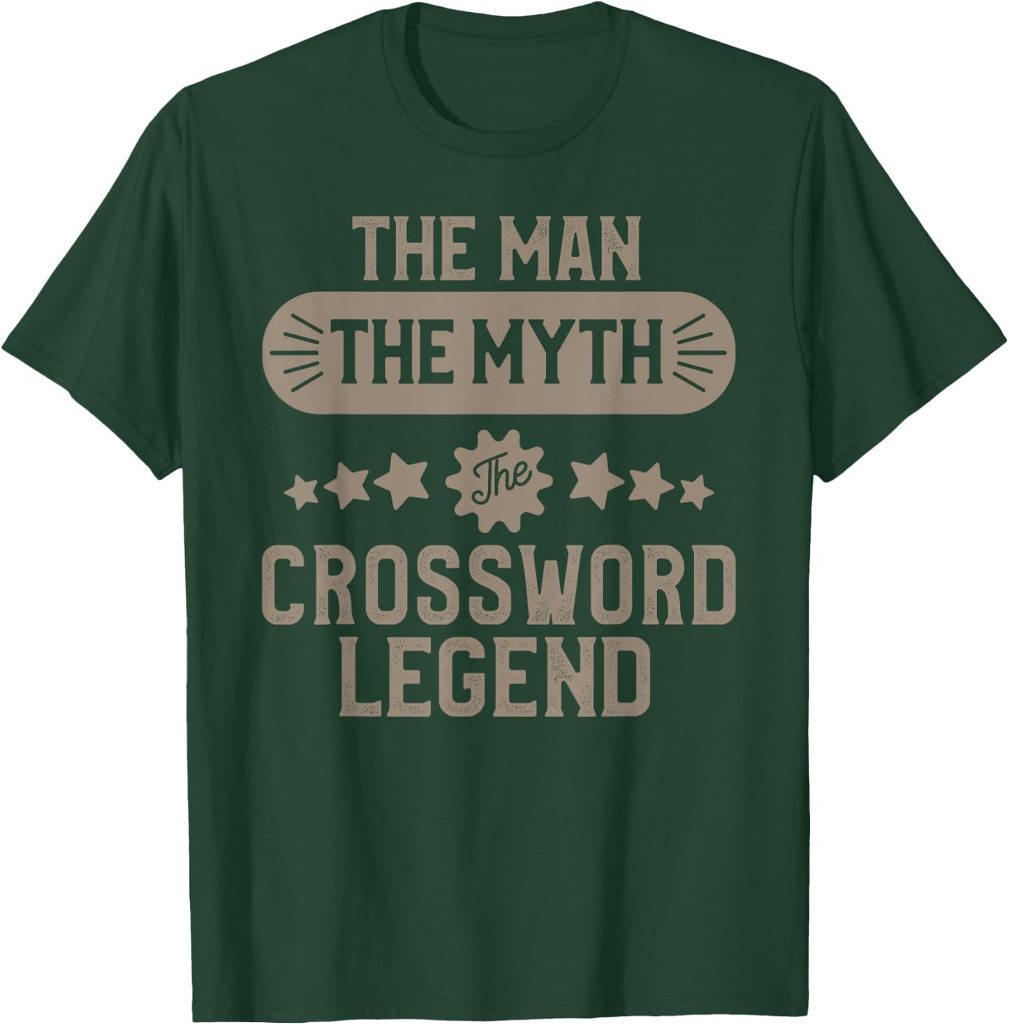 Crossword Puzzle English Puzzle Lover Gift T-Shirt - T-Shirt | Forest