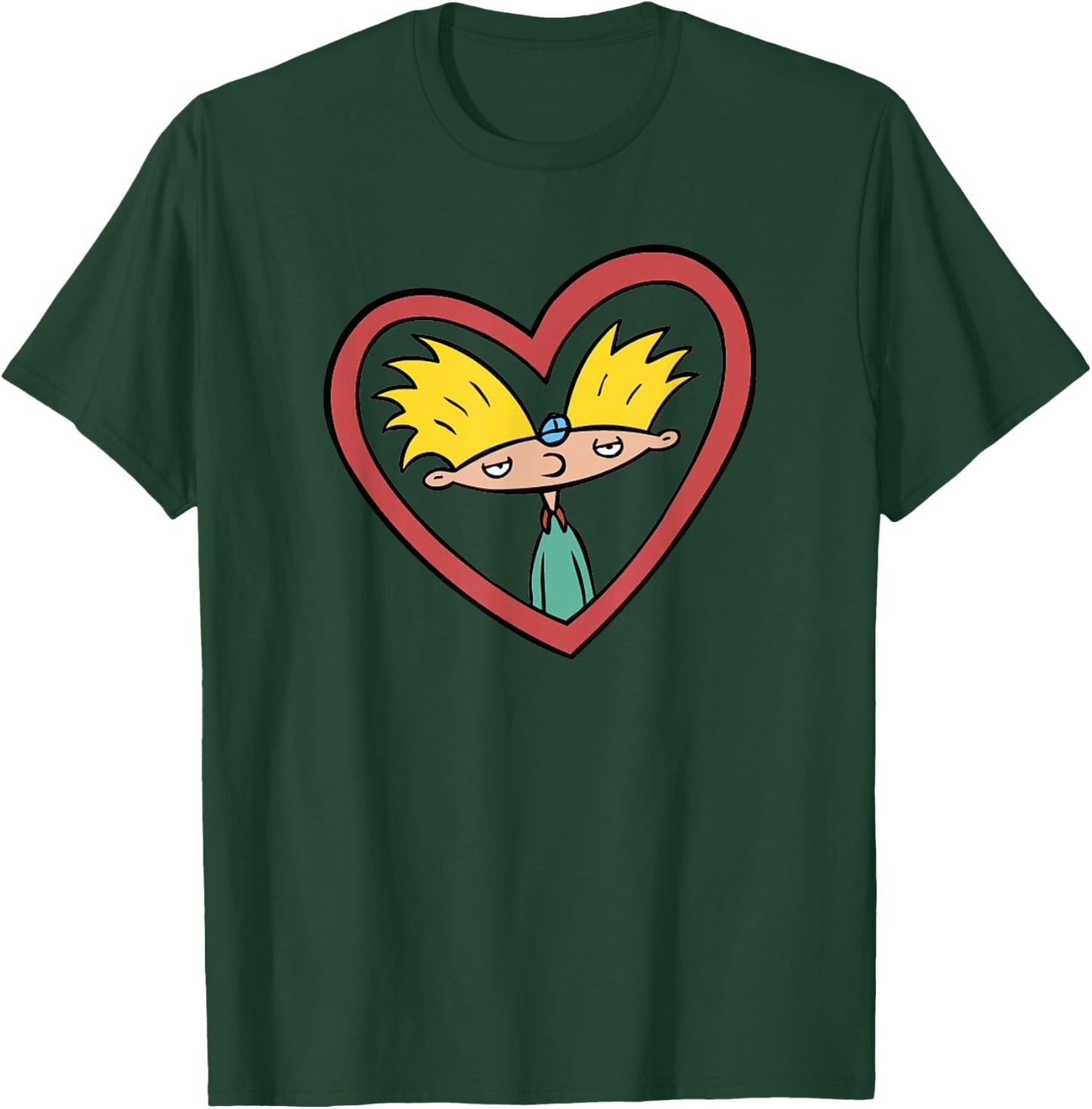 Hey Arnold! Red Heart Arnold T-Shirt - T-Shirt | Forest
