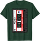 Cassette Tape Music Mix Audio 90s Party 80s Outfit Cassette T-Shirt - T-Shirt | Forest