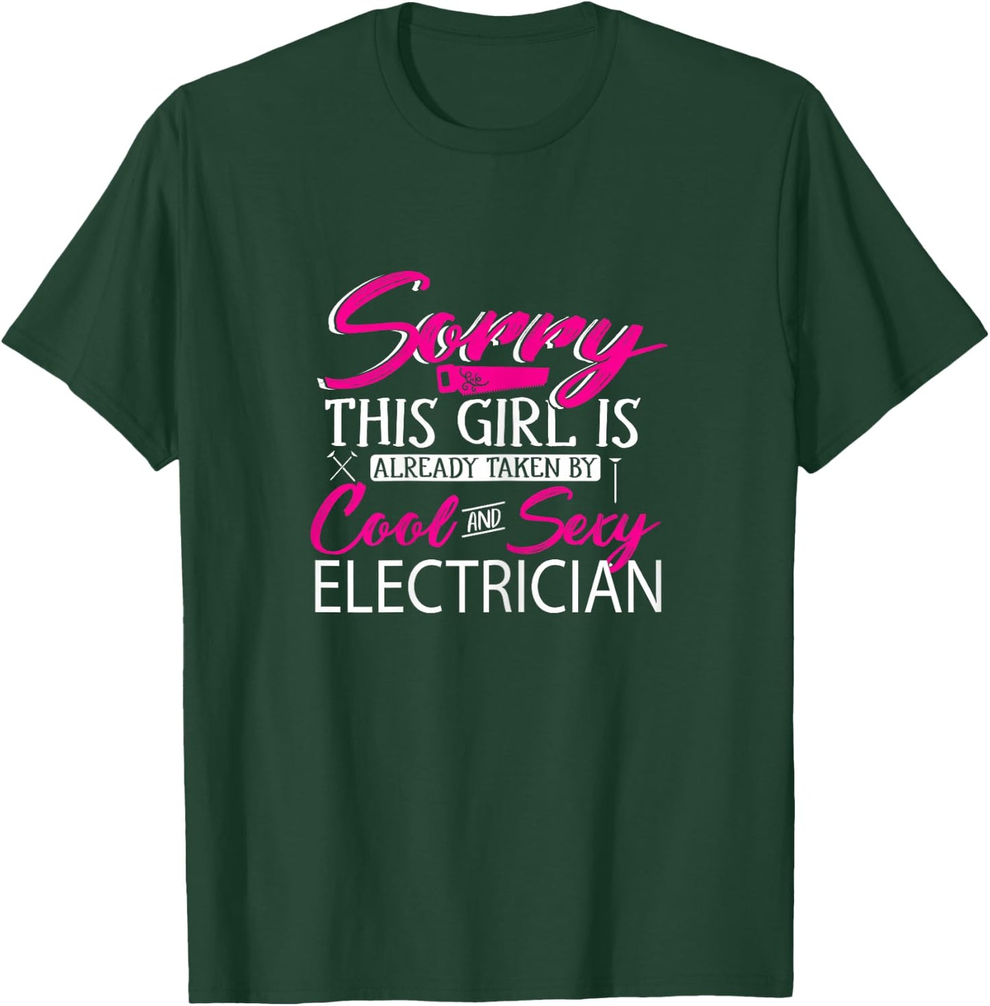 Electrician Girlfriend This Girl Is Takt T-Shirt - T-Shirt | Forest