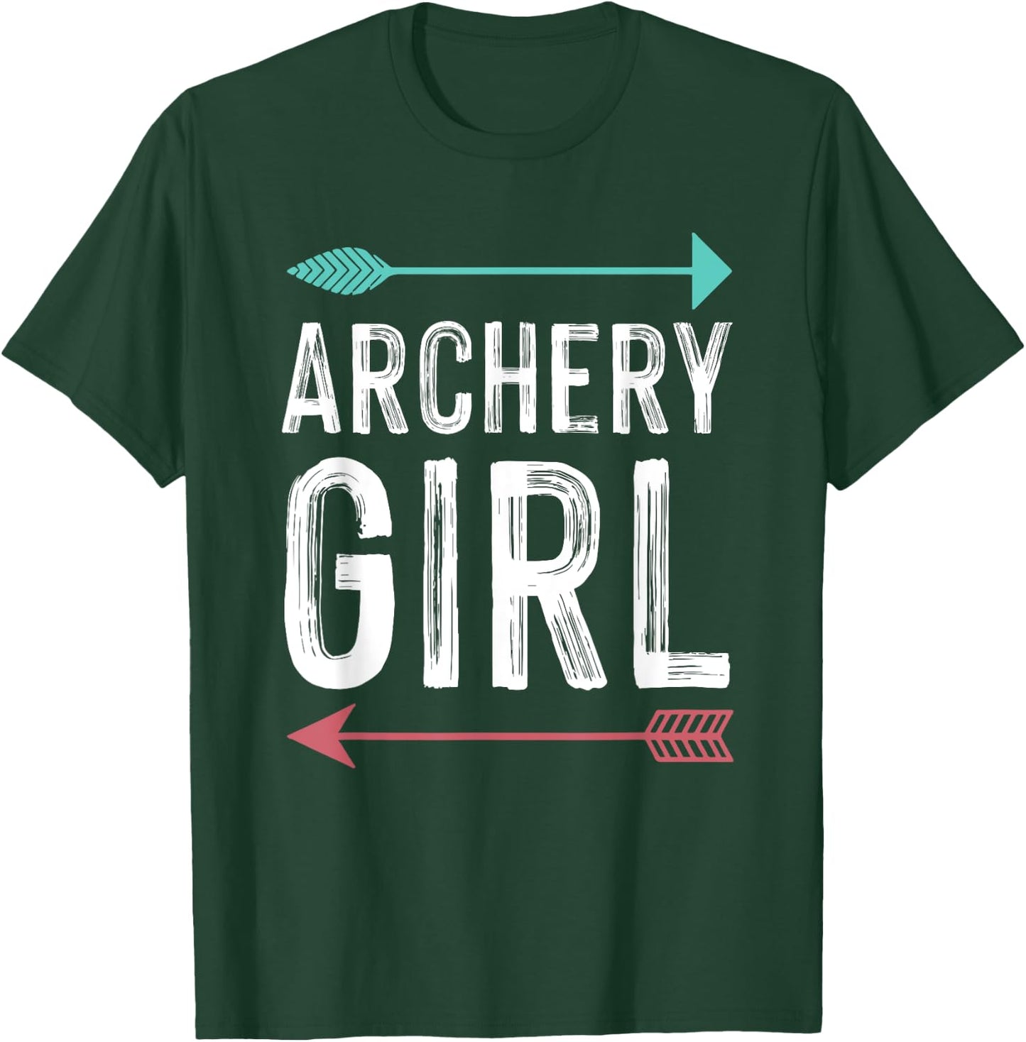 Cool Archery For Girls Women Crossbow Bow Hunting Archer T-Shirt - T-Shirt | Forest