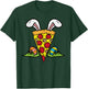 Easter Pizza Slice Bunny Ears Funny Snack Food Lover Foodie T-Shirt - T-Shirt | Forest