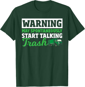 Dump Truck Driver Trash Collecting Funny Garbage Truck T-Shirt - T-Shirt | Forest