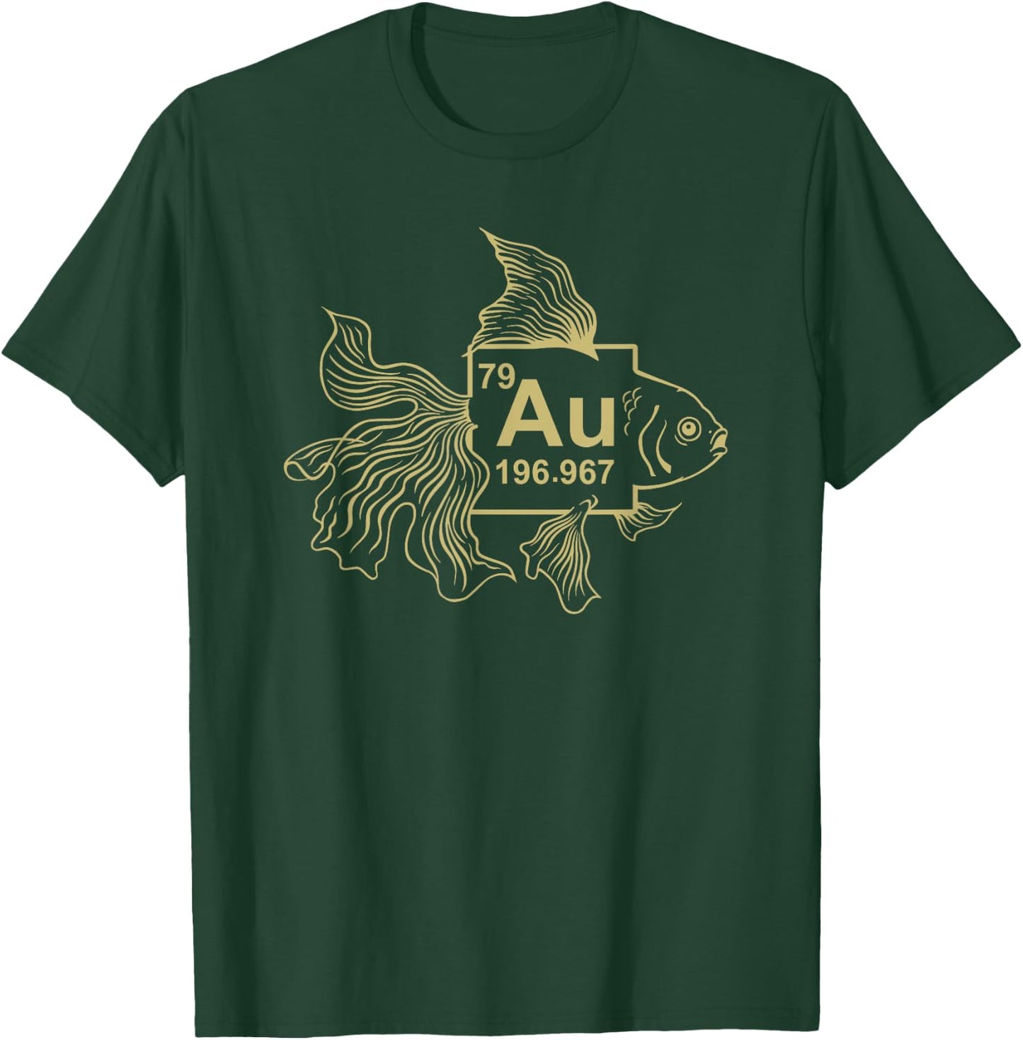 Goldfish Shirt - Gold fish shirt - AU Chemistry Science T-Shirt - T-Shirt | Forest