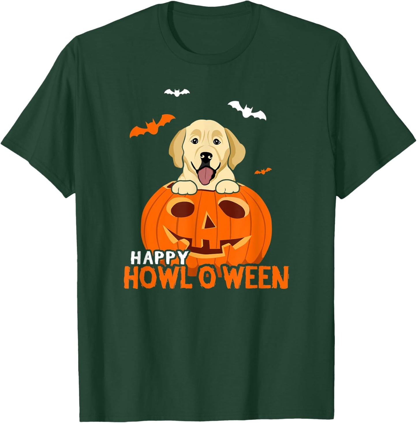 Golden Retriever Halloween Pumpkin Costumes Thanksgiving T-Shirt - T-Shirt | Forest