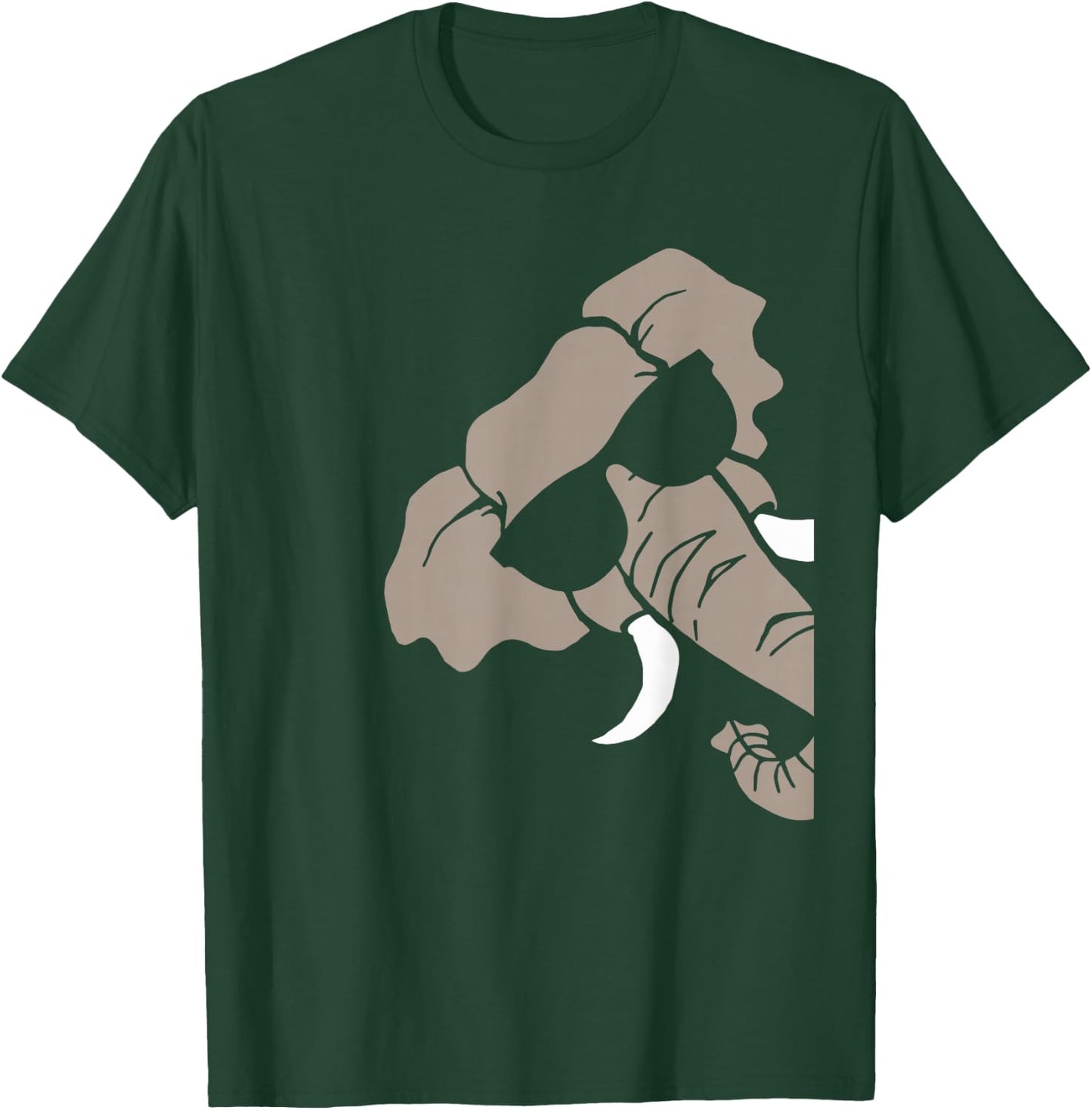 Elephant with Glasses T-Shirt - T-Shirt | Forest