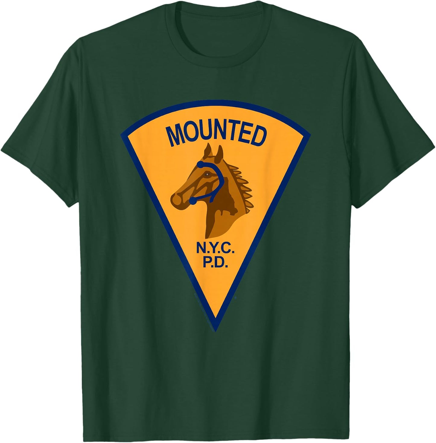 New York City NYPD Mounted T-Shirt - T-Shirt | Forest