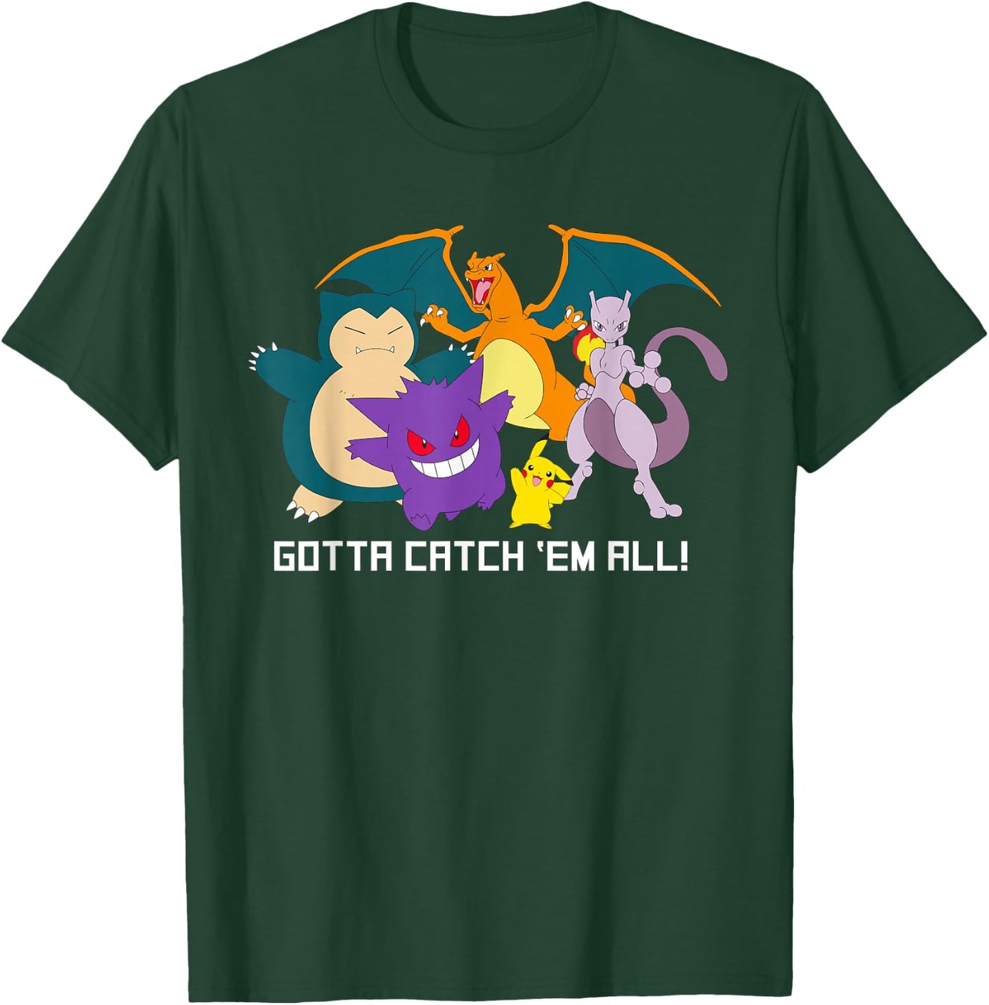 Pokémon - Squad Gotta Catch 'Em All! T-Shirt - T-Shirt | Forest