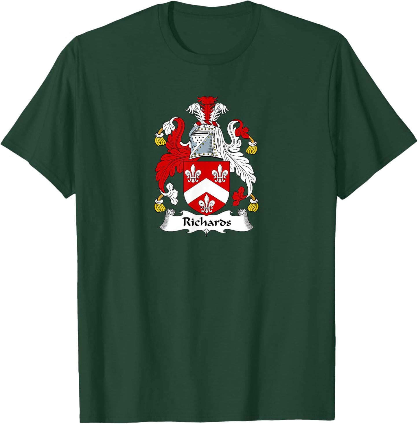 Richards Coat of Arms - Family Crest T-Shirt - T-Shirt | Forest