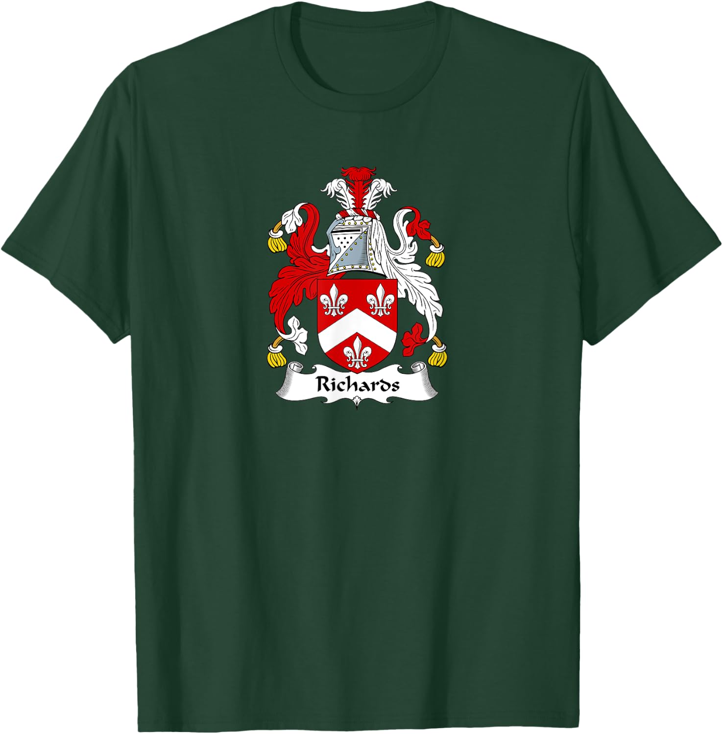 Richards Coat of Arms - Family Crest T-Shirt - T-Shirt | Forest