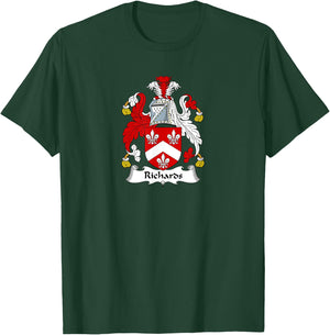 Richards Coat of Arms - Family Crest T-Shirt - T-Shirt | Forest