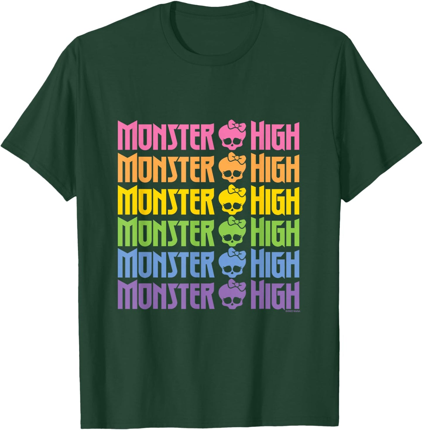 Monster High - Pride Stacked Rainbow Logo T-Shirt - T-Shirt | Forest