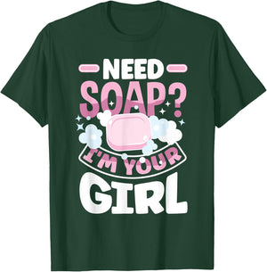 Soap Making Soap Maker Funny T-Shirt - T-Shirt | Forest