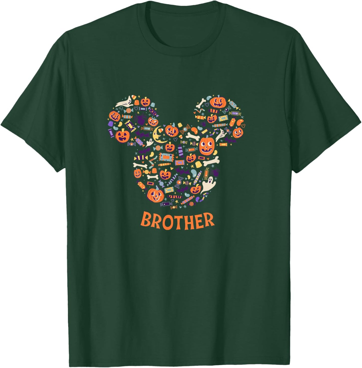 Disney Mickey Mouse Icon Halloween Brother T-Shirt - T-Shirt | Forest