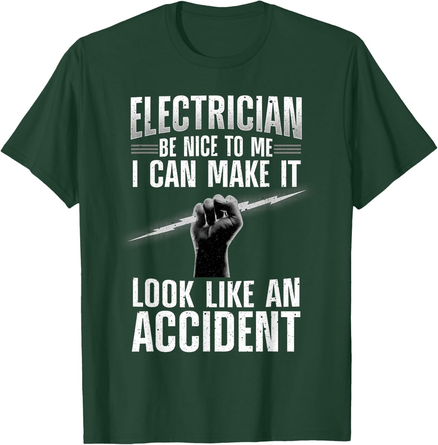 Funny Electrician Art Women Professional Electrician T-Shirt - T-Shirt | Forest