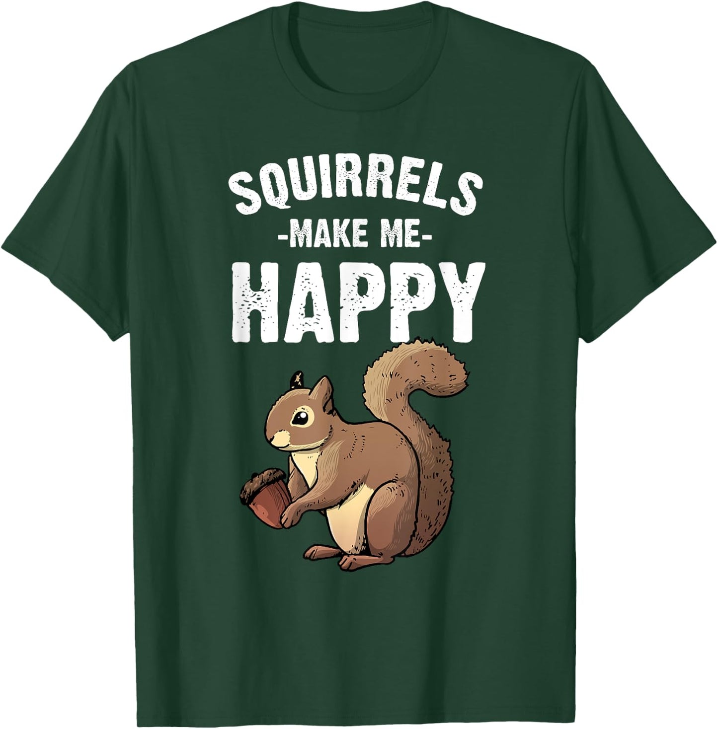 Funny Squirrel Designs Women Kids Chipmunk Lovers T-Shirt - T-Shirt | Forest