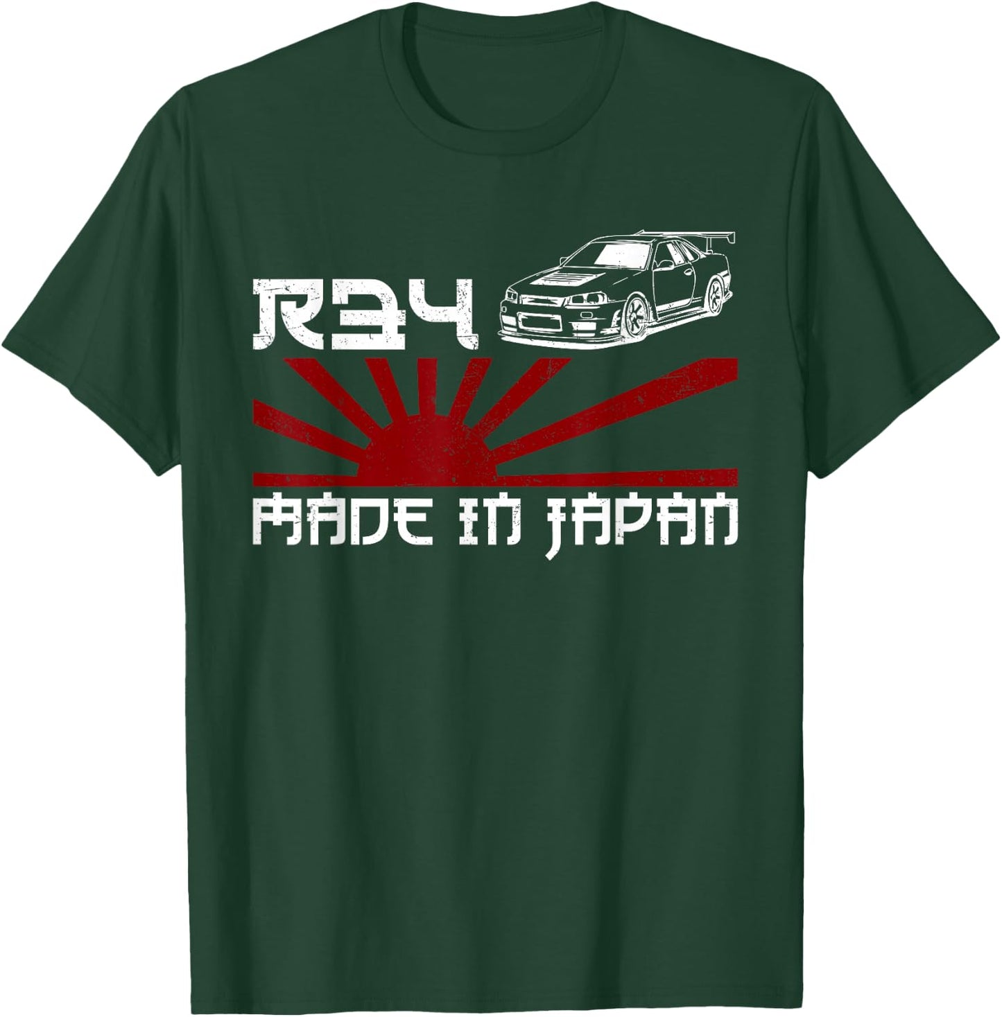 JDM Japan Motorsport tuning car 90s T-Shirt - T-Shirt | Forest