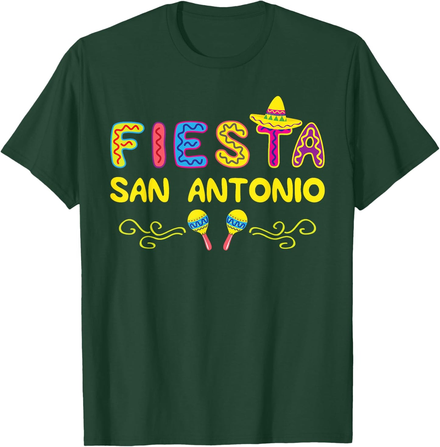 Fiesta San Antonio T-Shirt - T-Shirt | Forest