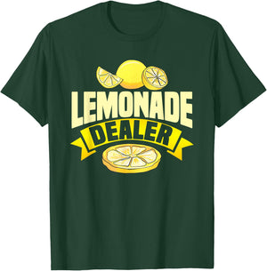 Lemonade Dealer Lemon Stand Juice Store Staff Sweet T-Shirt - T-Shirt | Forest
