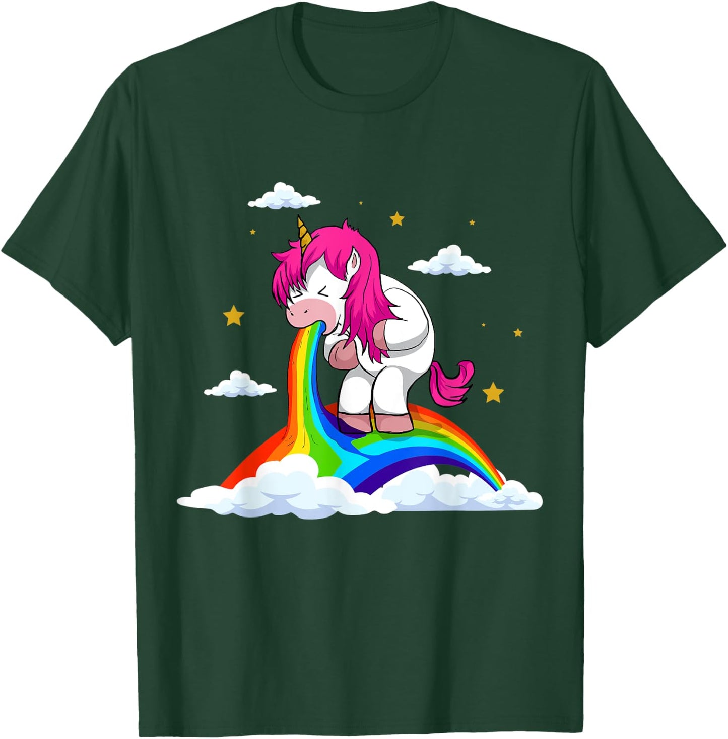 The cheerful evil unicorn T-Shirt - T-Shirt | Forest