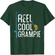 Fishing Reel Cool Grampie Father’s Day Gift Fisherman T-Shirt - T-Shirt | Forest