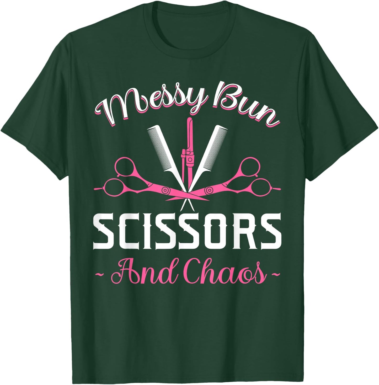 Hairdresser Hairstyling Hairstylists Hairdressing Beautician T-Shirt - T-Shirt | Forest