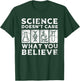 Cool Science Art Women Scientist Science Lovers T-Shirt - T-Shirt | Forest