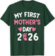 My First Mother's Day 2026 Mommy Mother's Day new Mom 2026 T-Shirt - T-Shirt | Forest